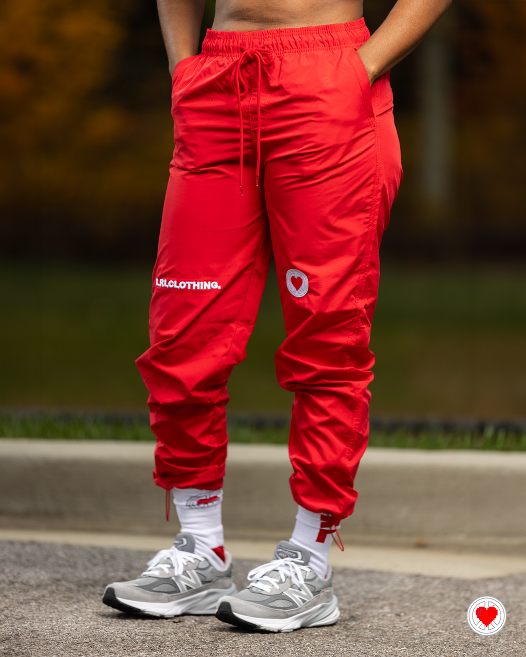 “Unisex Red Swish Swish 2.0 Pants”