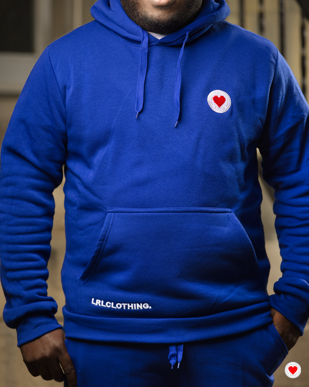 “Men’s Nipsey Blue Heart Logo Sweatsuit“