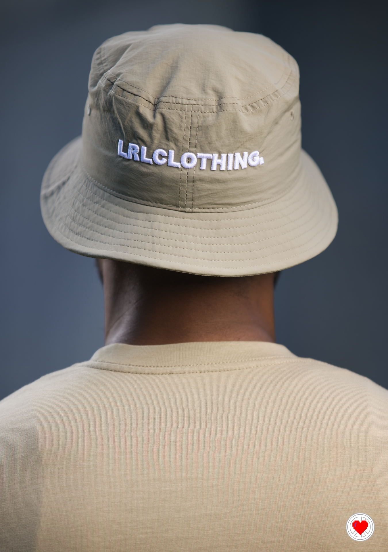 “Unisex Tan Nylon Bucket Hat”