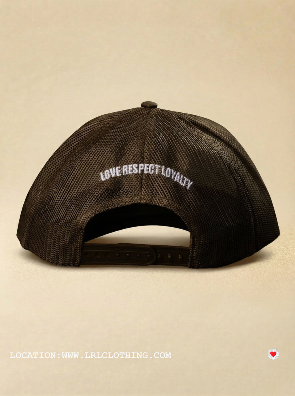 "Unisex Mocha Heart Logo Trucker"
