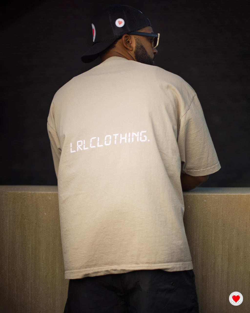 “Unisex Tan Hour Glass Tee”