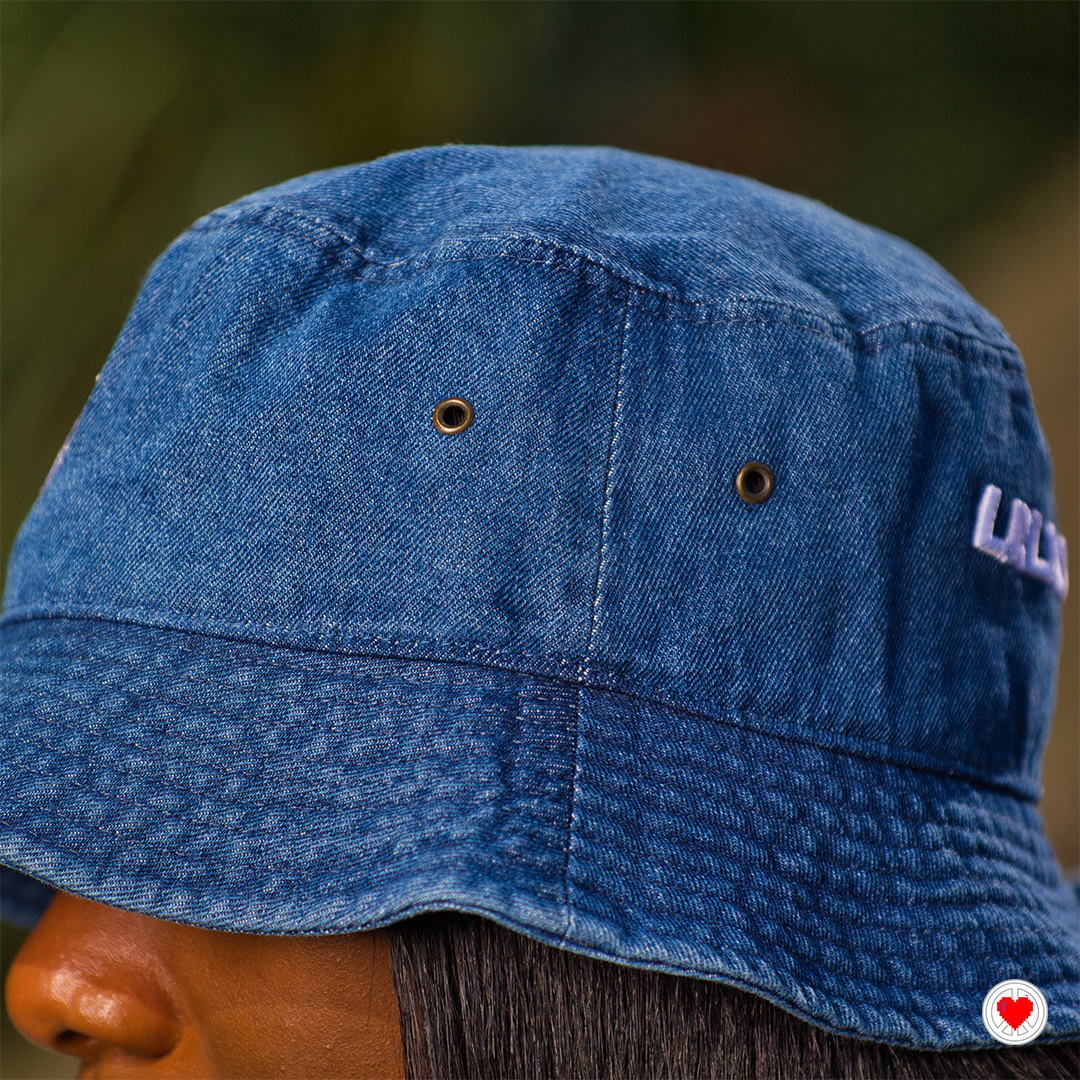 “Unisex Dark Denim Bucket Hat”
